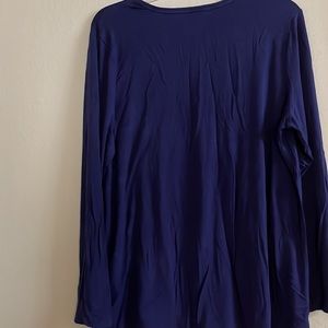 Chico’s blue blouse,size 3(XL)